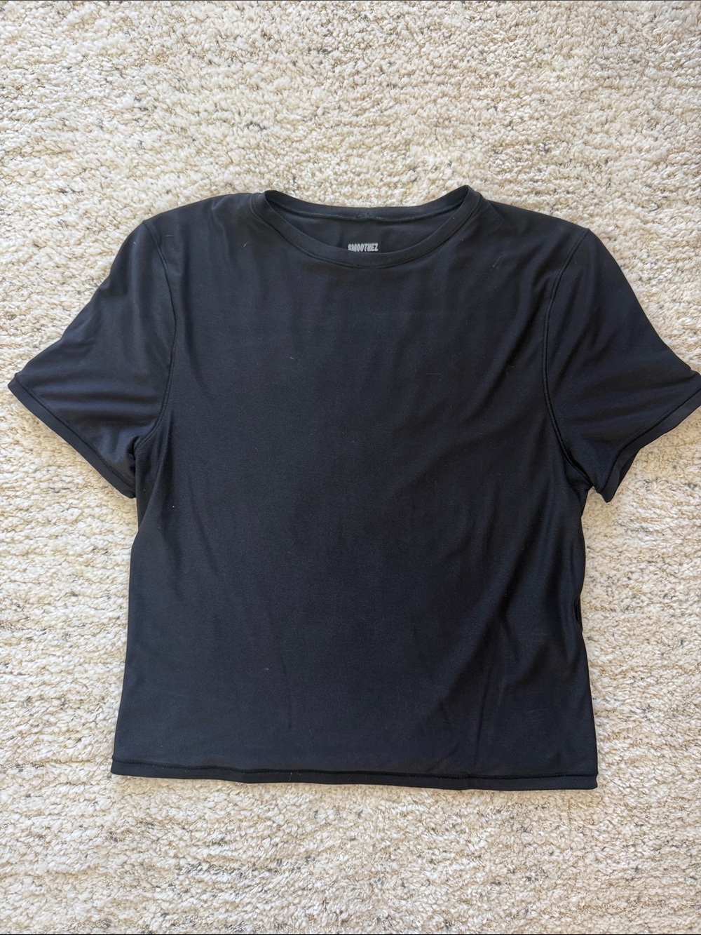 Aerie black smoothez Crewneck Tee